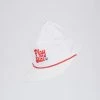 GolfRoots Boge Play Your Slice Rope Hat - White
