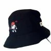 GolfRoots Boge Tom Shanks Bucket Hat - Black